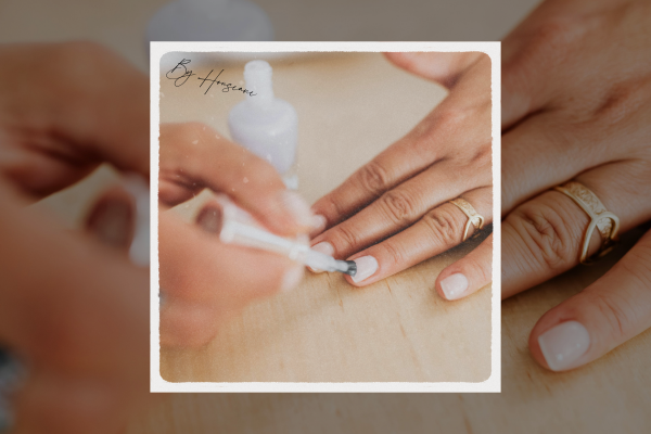 Résultat réparation ongles à Prilly — ongles réparés et renforcés naturellement par Houseane Cardoso